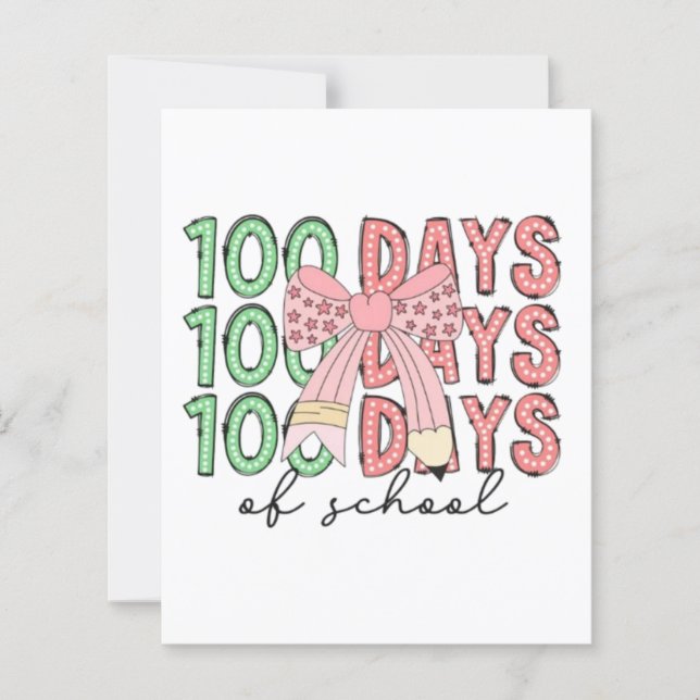 🎉 🎀 100 dias de 🎀 escolar 📚 (Frente)