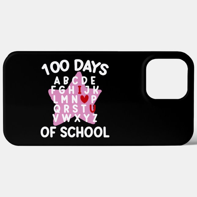 100 Dias De Professora De Alfabeto Escolar 100 Dia (Verso (horizontal))