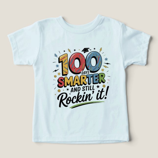 100 Dias Mais Inteligente e Ainda Rockeando (Design frontal)