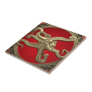 [100] Octopus Dourado sagrado na postura defensiva