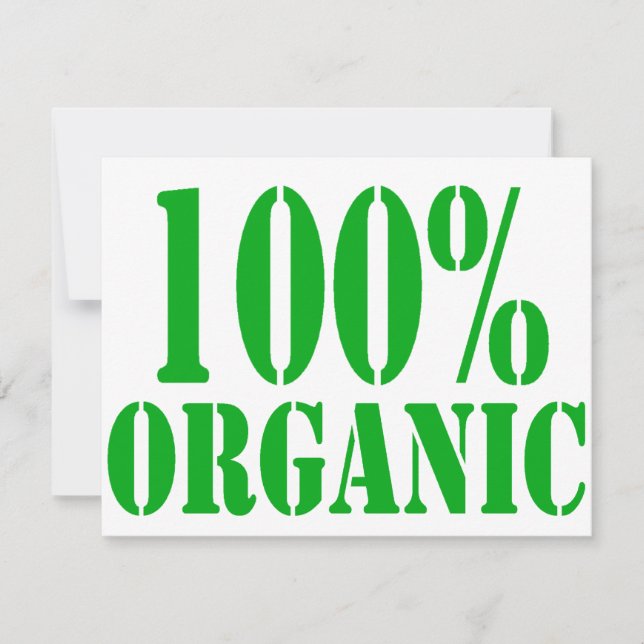 100% orgânico (Frente)