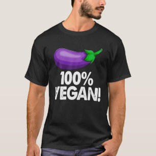100% Vegan S Engraçada Camisetas Vegetais Mulheres