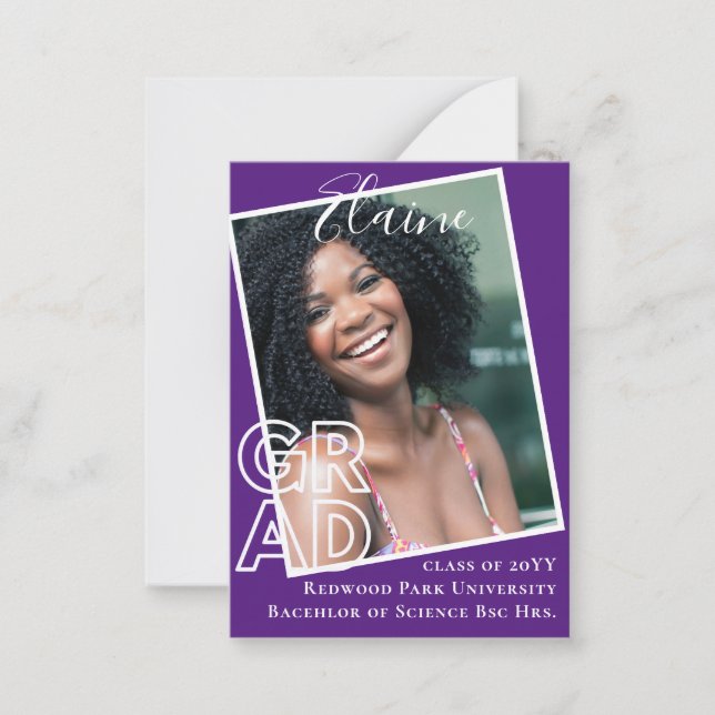 100 x Orçamento Graduação Anúncio FOTO Moderna (Frente)