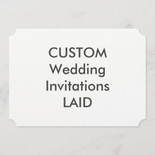 100lb COLOCADO 7" x 5" convites do casamento da