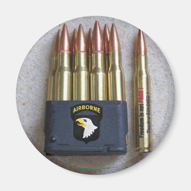 1010 veteranos da divisão aérea da rua vets imã de (Frente)