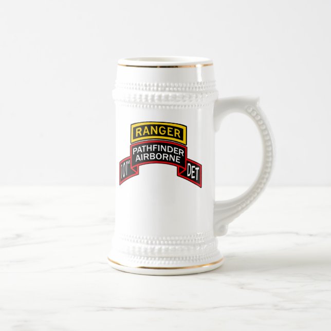 101st Caneca de cerveja do descobridor com aba da (Direita)