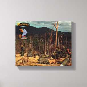 101st impressão das canvas da guerra do vietname