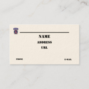 10.ª Divisão de Montanha vets patch do cartão