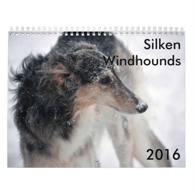 10 2016 calendários macios de Windhounds (Capa)
