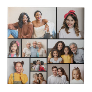 10 Azulejo de Colagem de Fotos Amigos e Famíli