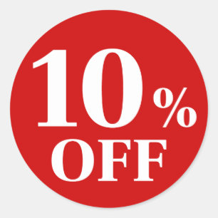 10% DE DESCONTO Adesivo Redondo Clássico Fundo Ver