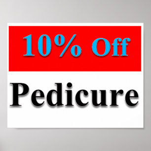 10% de Matte de Poster de Pedicure