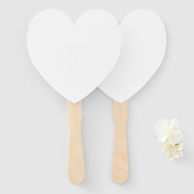 10 Leques de Programa de Casamento Personalizados  (Frente e Verso)