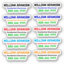 10 unidades - Adesivos Promocionais de Chamada par