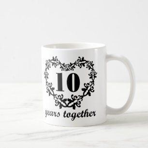 10o Do aniversário dos anos caneca do presente do