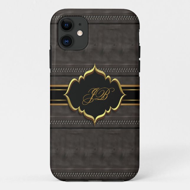 11 Capa Case-Mate para iPhone 5 Dourada Preta com Apa (Verso)