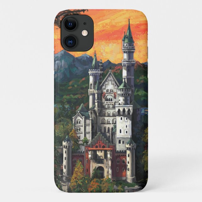 11 Capa Case-Mate para iPhone Castelo Schloss Neuschw (Verso)