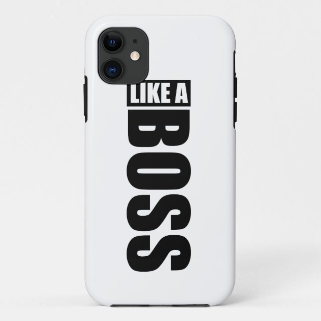 11 Capa "LIKE A BOSS" para IPhone 5 (Verso)