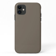 Capa Minimalista para iPhone Marrom Fina e Proteto