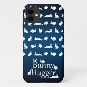 11 Capa para iPhone 5 Bunny Hugger (Azul Escuro/Claro