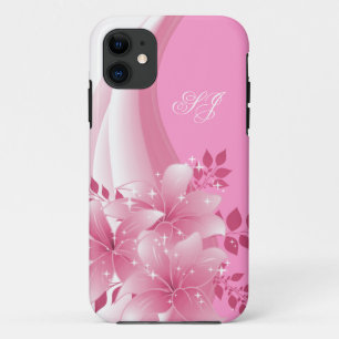 11 Capa para iPhone 5 Floral Rosa Bonito