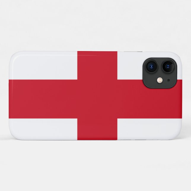 11 Capa para iPhone Case-Mate com a bandeira inglesa (Verso (horizontal))