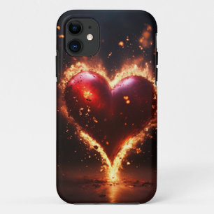 11 Capa para iPhone / iPad Fogo Vermelho Quente – Cha