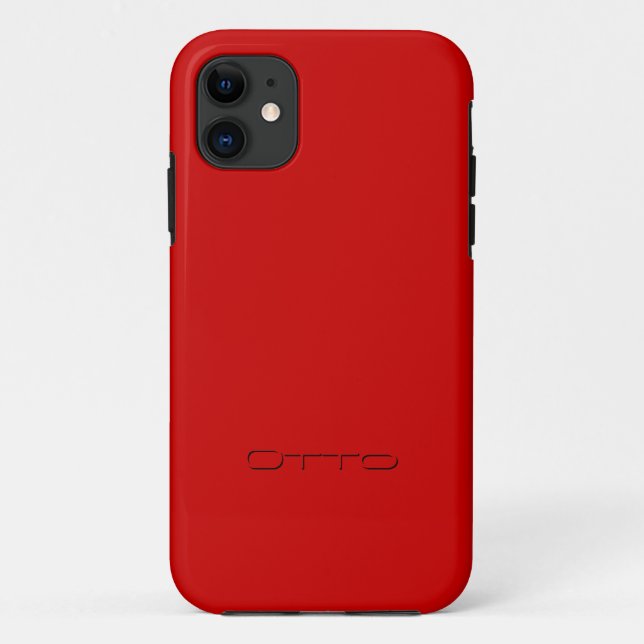 11 Capa vermelha Otto para iphone 5 (Verso)