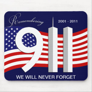 11 de setembro - 9/11 10o de aniversário Mousepad
