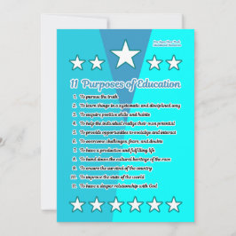 11 Objetivos da educação