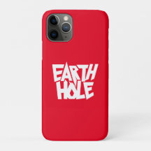 Furo da Terra para capa de iPhone Vermelho