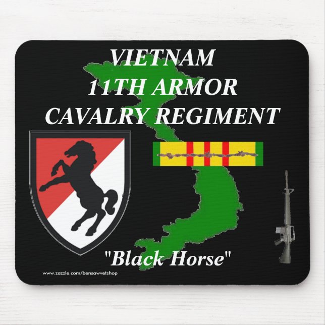 11o Armadura Cav Vietnam Mousepad 2/b (Frente)
