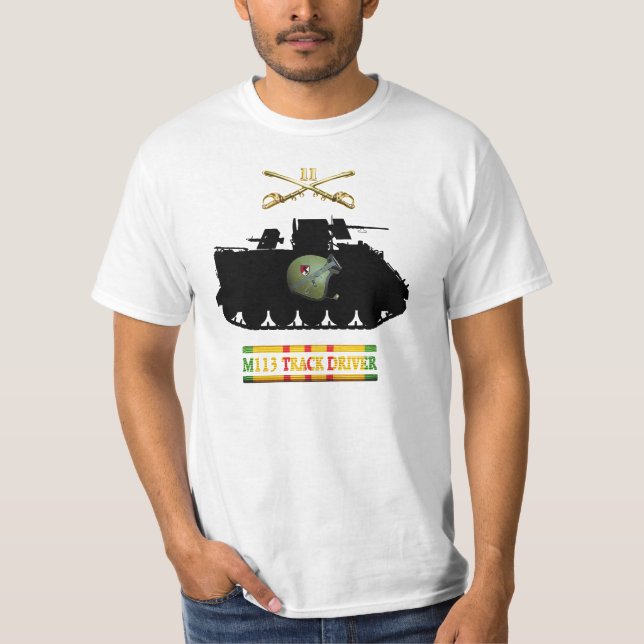 11o Sabers do ACR & de trilha de VSM M113 a camisa (Frente)