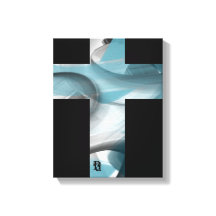 11x14" Arte Abstrato Tendência Canvas Preto Branco
