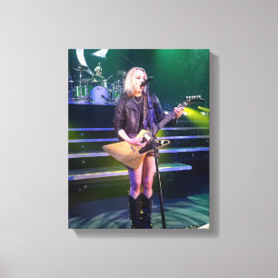 11x14 Lzzy Hale Halestorm Canvas Rock N Roll