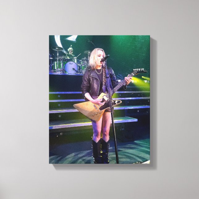 11x14 Lzzy Hale Halestorm Canvas Rock N Roll (Frente)