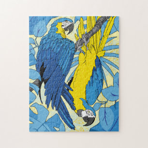 11x14 Quebra-cabeça de papagaio para Pessoas cega