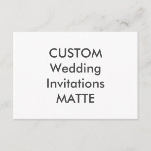 120lb MATTE 5" x 3,5" convites do casamento