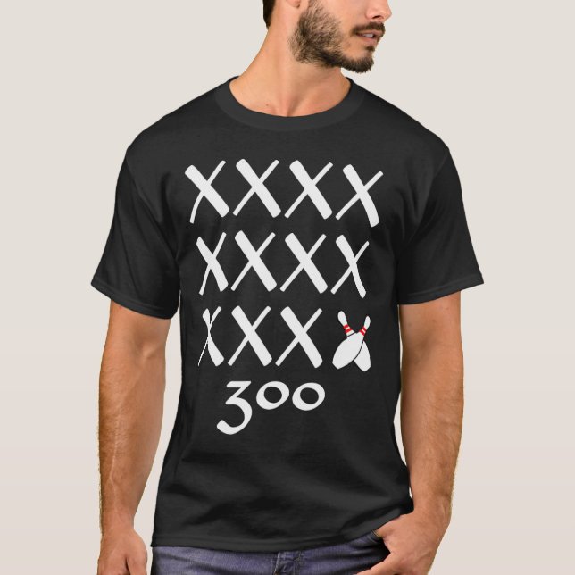 12 Ataca Camisa Do Jogo Da Boliche Perfeita - 300  (Frente)