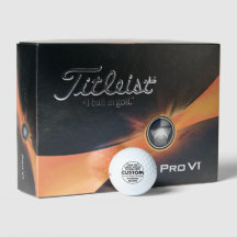 12 Bolas Personalizadas de Golfe Pro V1 Titleist P