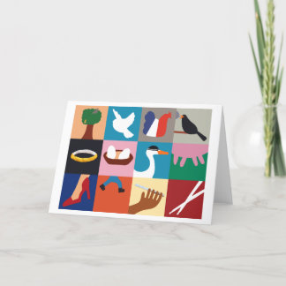 12 dias de Cartões de natal de Natal