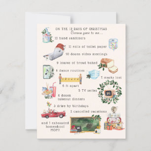 12 dias de Covid   Foto de feriado "Quarantine"