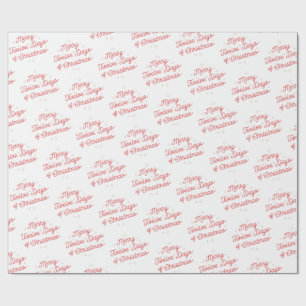 12 dias de papel de embrulhamento de presente de N