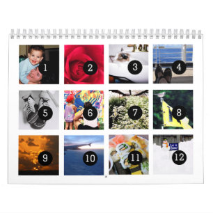 12 imagens para fazer seu próprio calendário fot