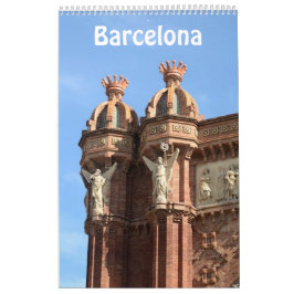 12 meses Barcelona, calendário de fotos de Espanha