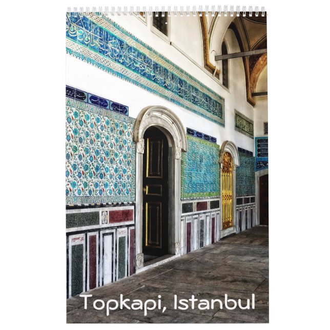 12 meses Calendário de Fotos do Palácio Topkapi (Capa)