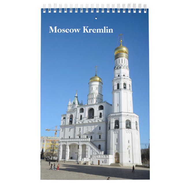 12 meses Calendário do Kremlin em Moscou (Capa)