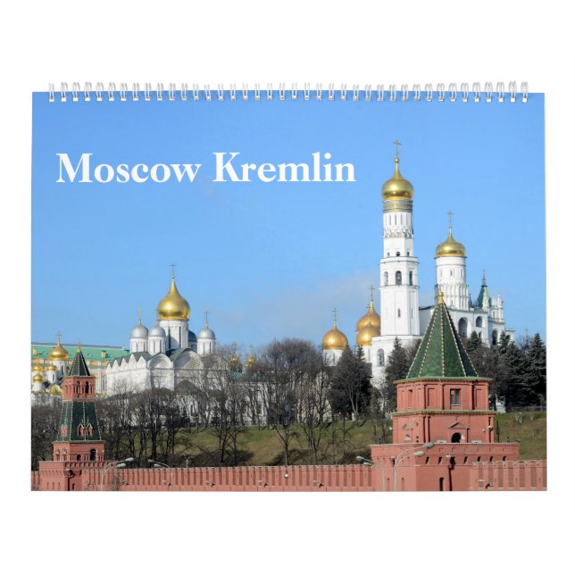 12 meses Calendário do Kremlin em Moscou (Capa)
