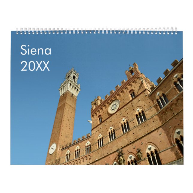 12 meses Calendário Siena (Itália) (Capa)