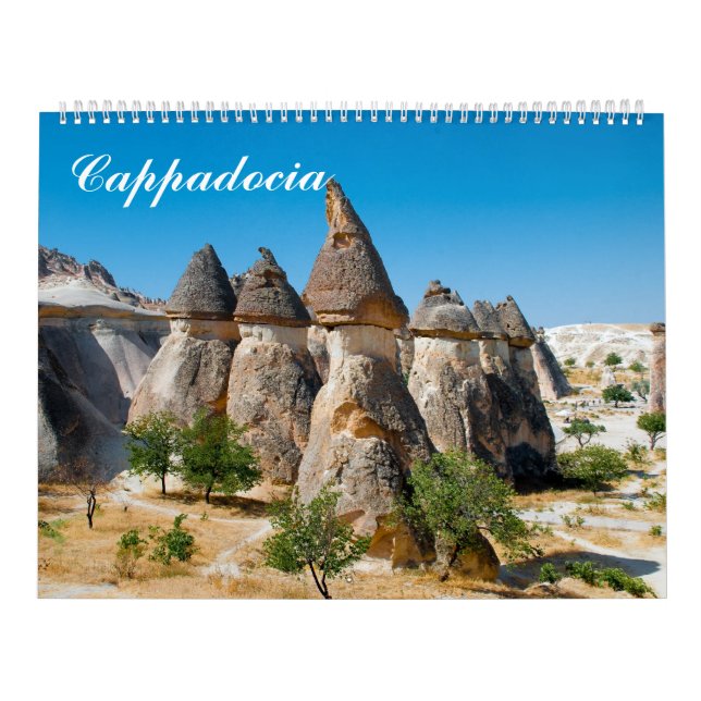 12 meses Cappadocia Turquia Foto Calendário (Capa)